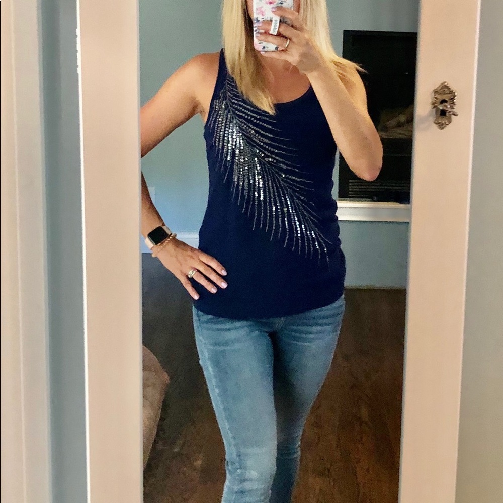 Embellished tank top from Express